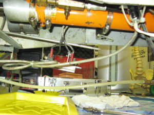 油圧シリンダー交換前