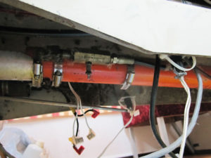 油圧シリンダー交換前